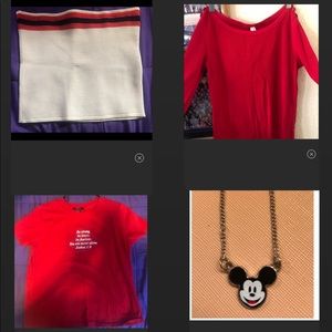 Shirts & necklace bundle !!!